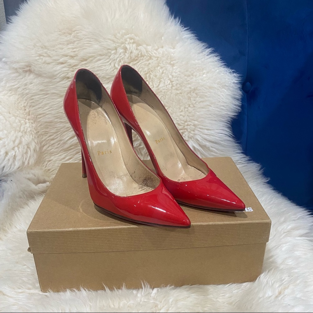 ❤️SOLD❤️Christian Louboutin Decollete 554 - Picture 1 of 5